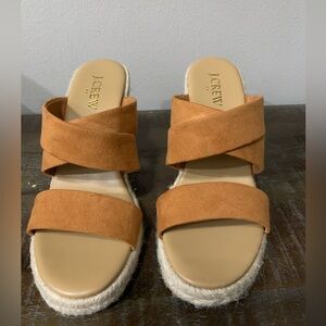 J. Crew Women's Brown Espadrille Sandals